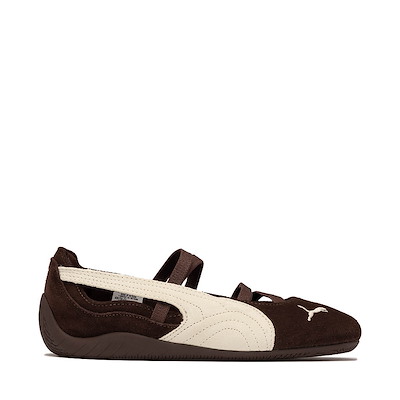 Main view of Womens PUMA Speedcat Ballet Shoe - Dark Chocolate / Warm White